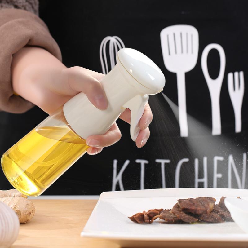 210ML Tinh Dầu Olive Xịt Bếp Nấu Ăn Nhà Bếp Nướng Xịt Dầu Ô Liu Dầu Xịt Bình Rỗng Giấm Bình Tán Tinh Dầu salad