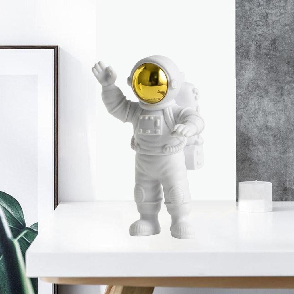Astronaut Figure Statue Figurine Sculpture Home Office Decoration