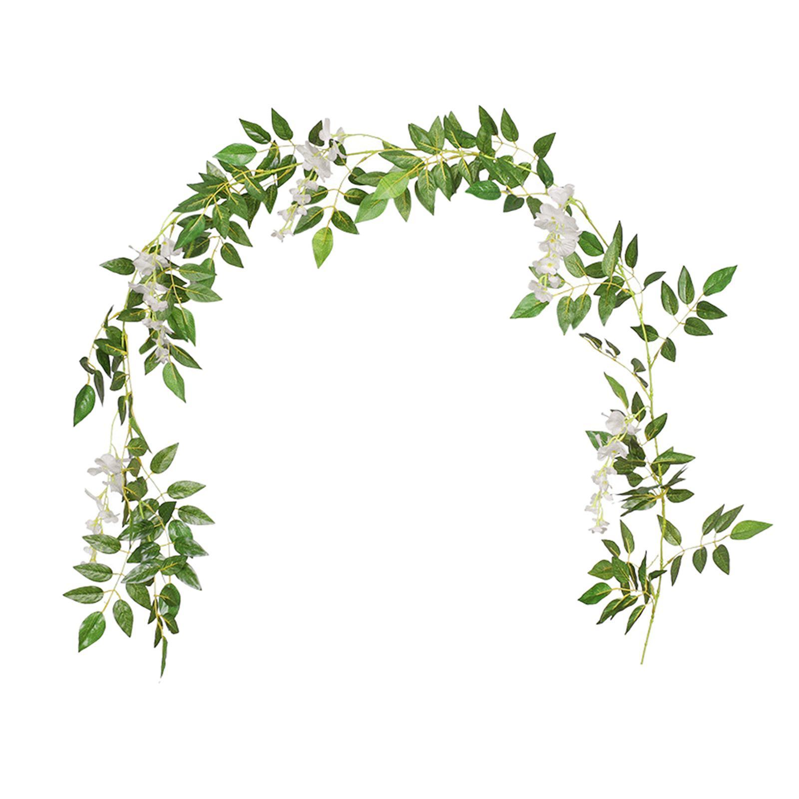 Artificial Vine Floral Garland Fake Leaf Plants Vine for Room