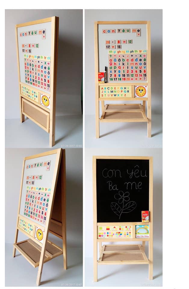 Bảng học thông minh 2 mặt