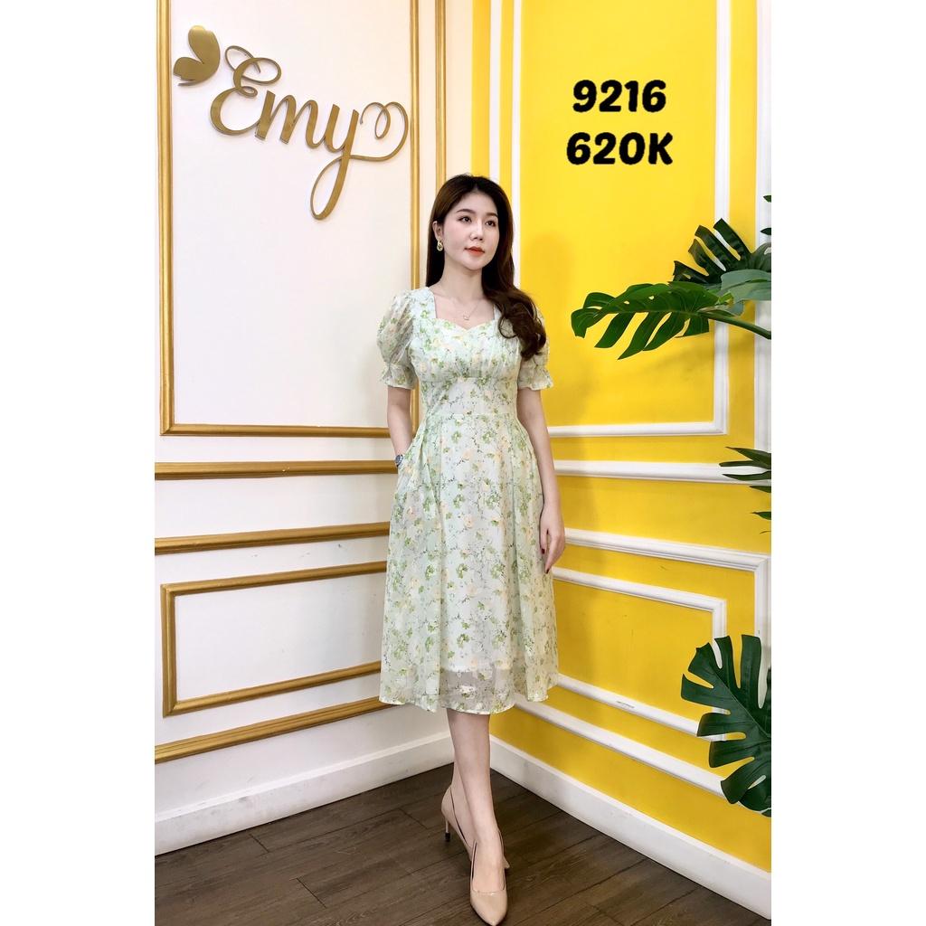 Đầm EMY EM9216 Xoè Nhún Ngực