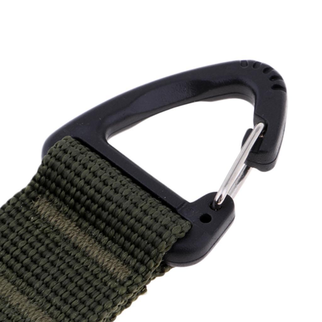 3 Pieces Outdoor Hiking Nylon Webbing Backpack Hooks