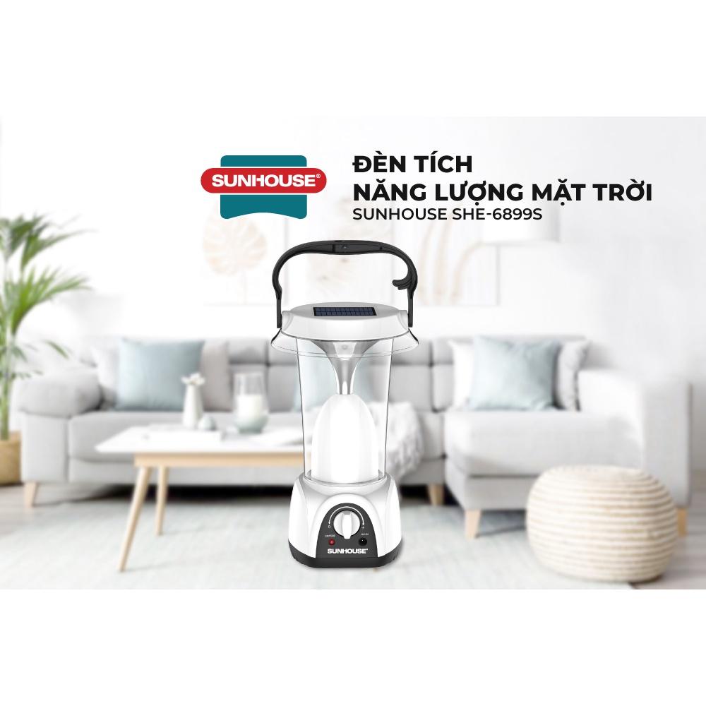 Đèn tích năng lượng mặt trời SUNHOUSE SHE-6899S- Hàng chính hãng