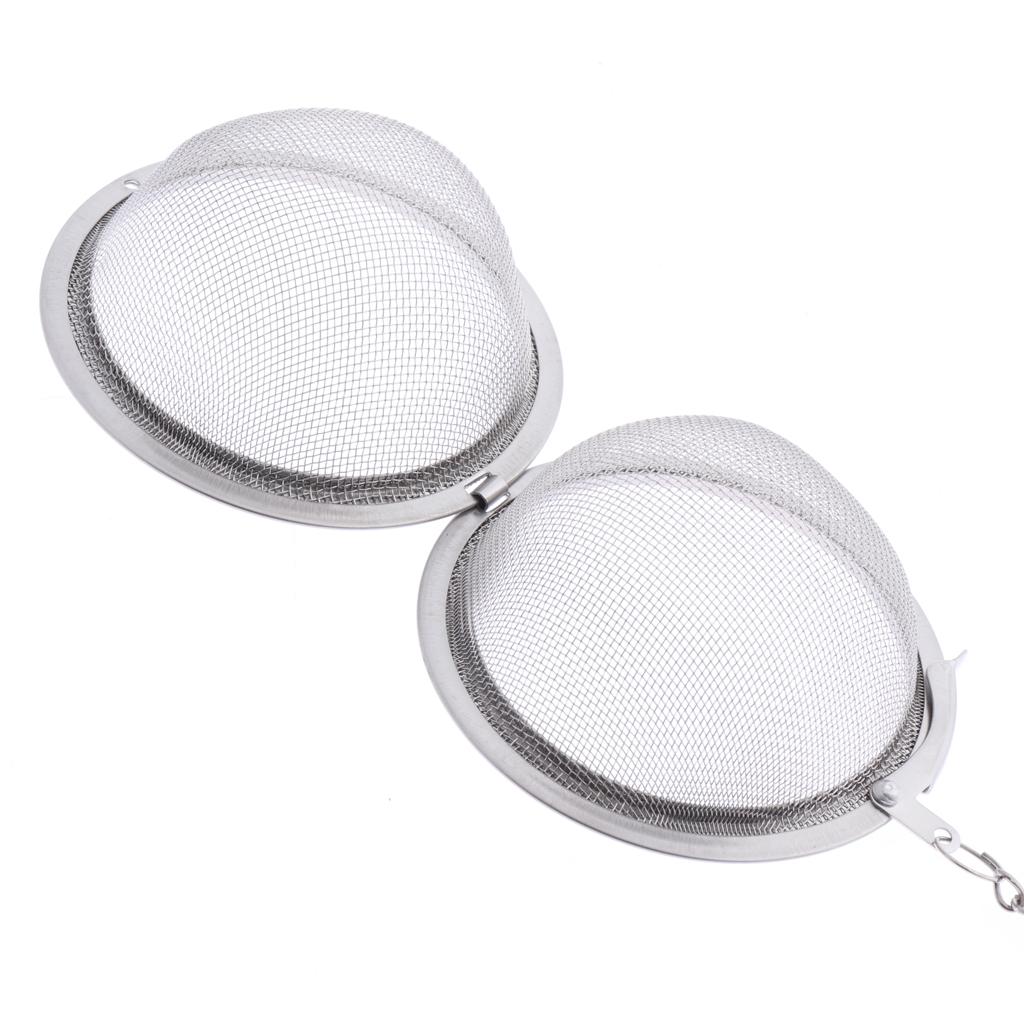 Set 10 Quả Bóng Lưới Lọc Trà Bằng Thép Không Gỉ - Tùy Chọn Kích Thước