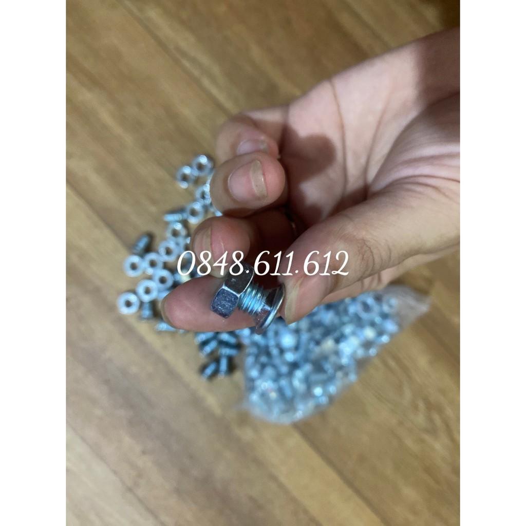 Set 50 Ốc lắp kệ bulong lắp kệ V lỗ