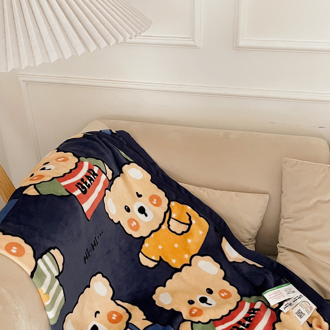 Chăn tuyết một lớp LIDACOcho bé đi mẫu giáo kích thước 120 x 150cm