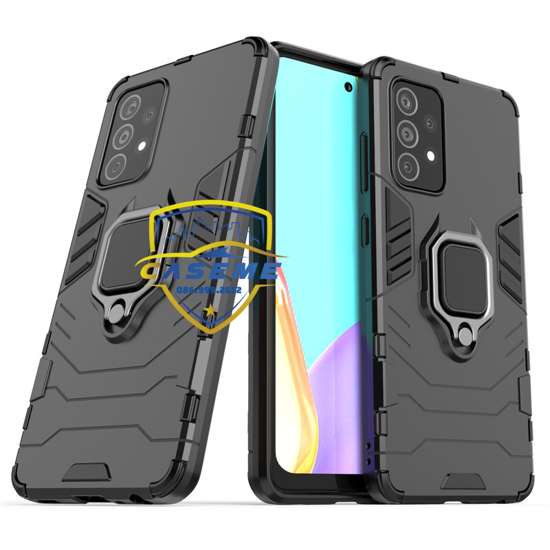 Ốp lưng dành cho Samsung Galaxy A52s Iron Man iRing Nhựa PC cứng viền dẻo chống sốc cao cấp