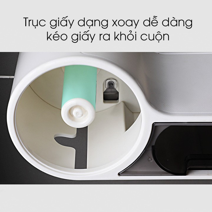 Hộp giấy vệ sinh dán tường cao cấp SQ-5262