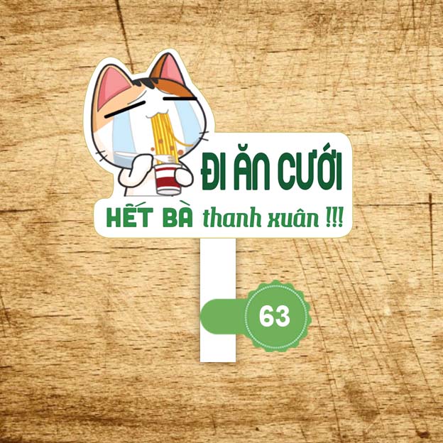 Bảng hashtag chụp ảnh đám cưới MS 63