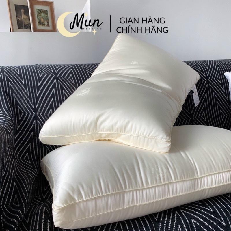 Ruột Gối Lụa Tencel Bông Sơ Đậu Nành Kích Thước 48x74cm