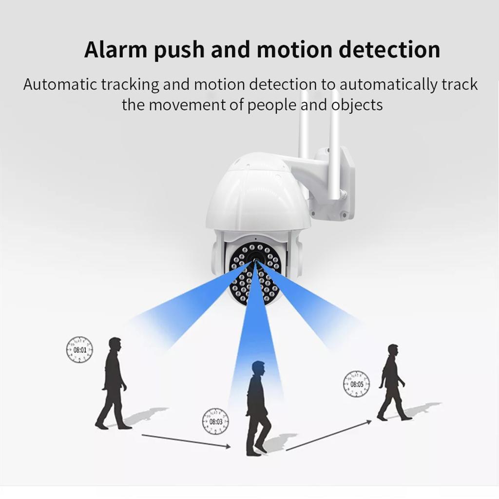 Waterproof Outdoor PTZ Wifi Security Camera Wireless IR Surveillance Cam