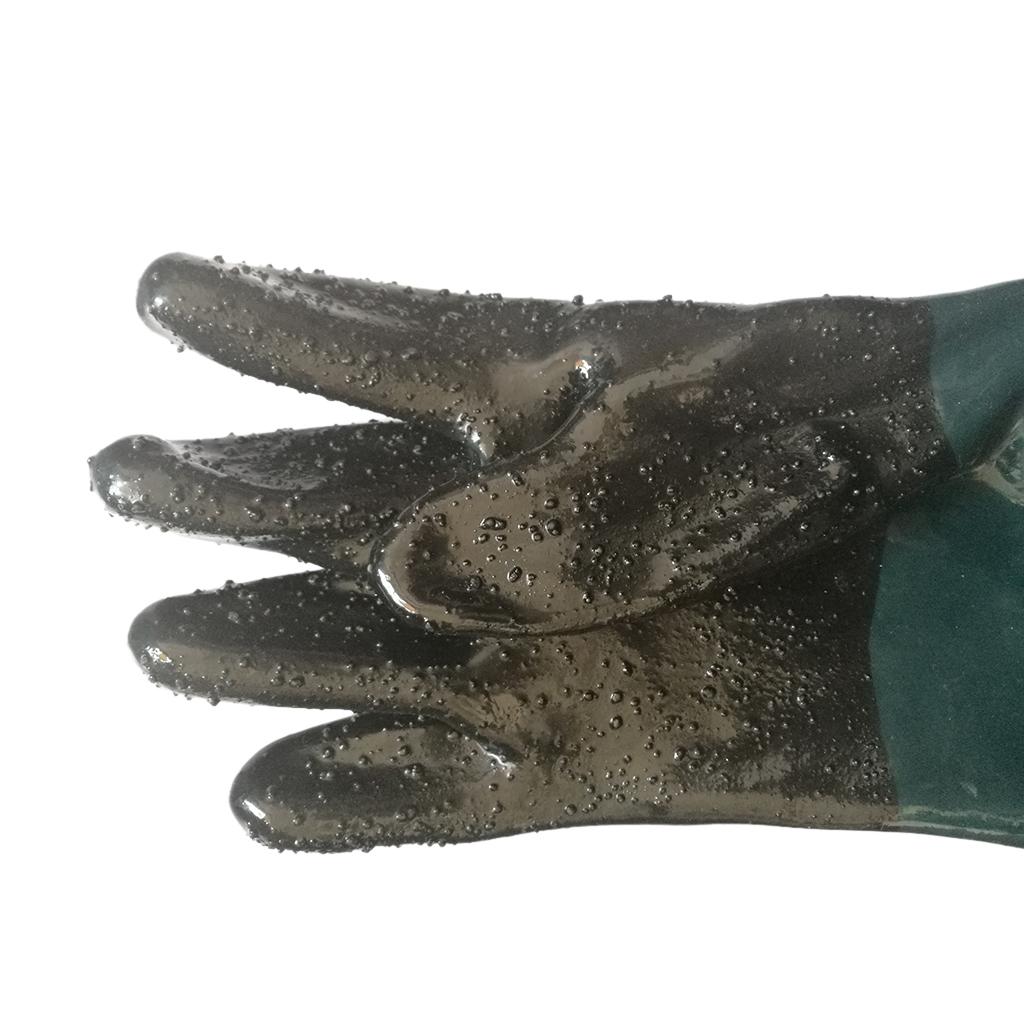 One Pair of Protective Working Gloves for Sand Blaster Blast Cabinet 35cm