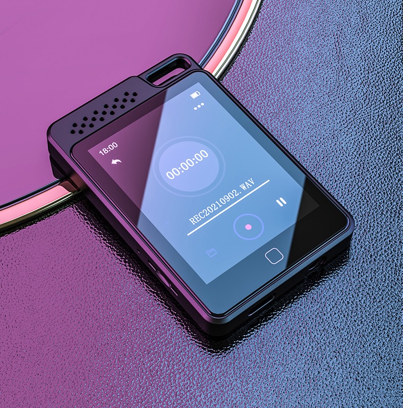 Máy Nghe Nhạc Hifi Di Động Có Loa Ngoài, Kết Nối Bluetooth 5.0, Kiểu Dáng Thể Thao Ruizu C1 Bộ Nhớ 32GB - Hàng Nhập Khẩu