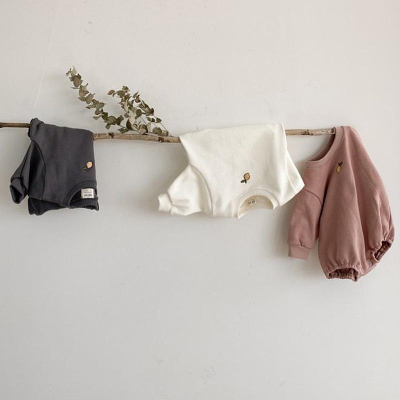 Sơ Sinh Bodysuit 2021 Dài Tay Bé Trai Bé Gái Trang Phục Trẻ Sơ Sinh Cho Bé Kẹo Màu Jumpsuit Quần Áo Giáng Sinh Thu Bodysuits