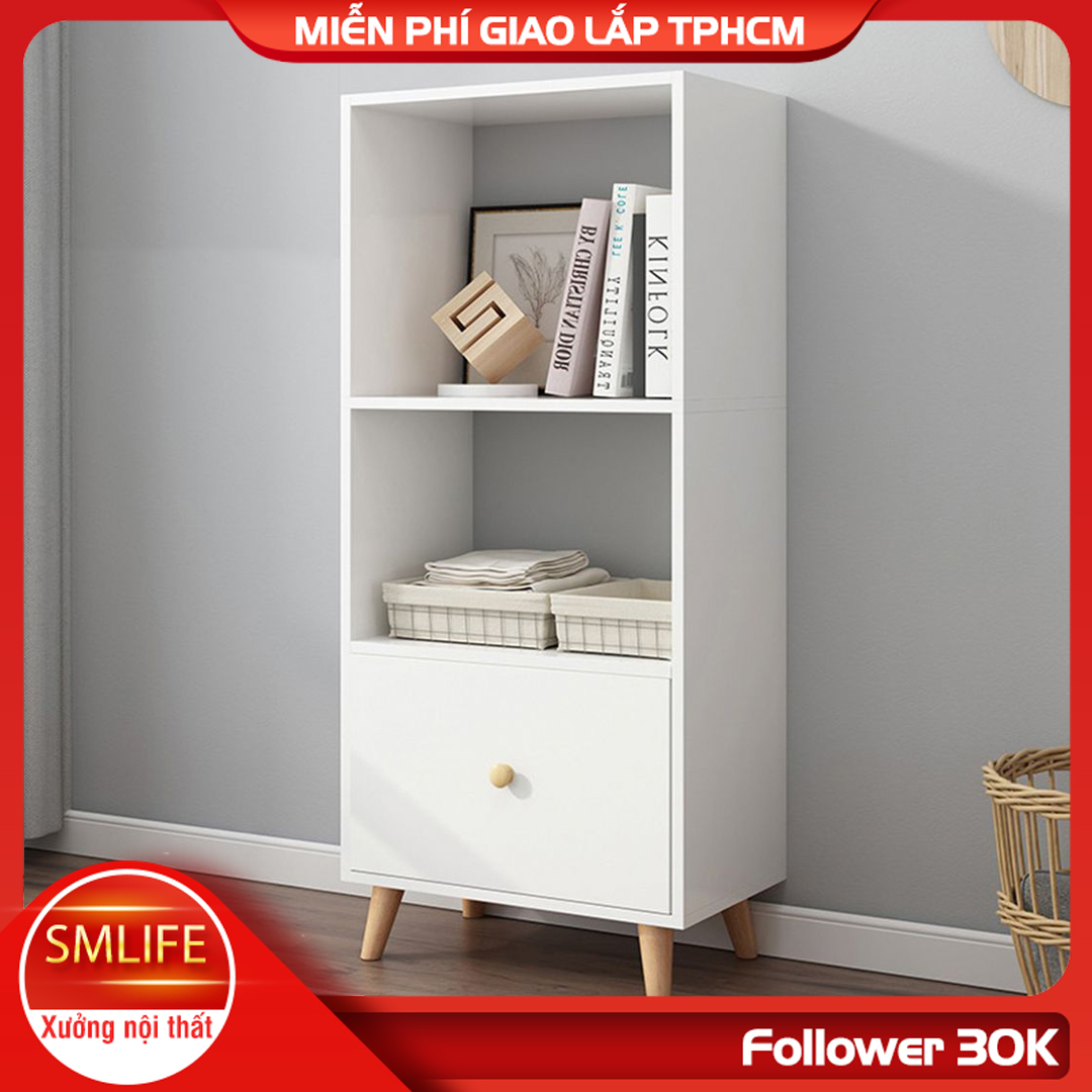 Giá đỡ sách gỗ kiểu dáng nhỏ gọn SMLIFE Ballan