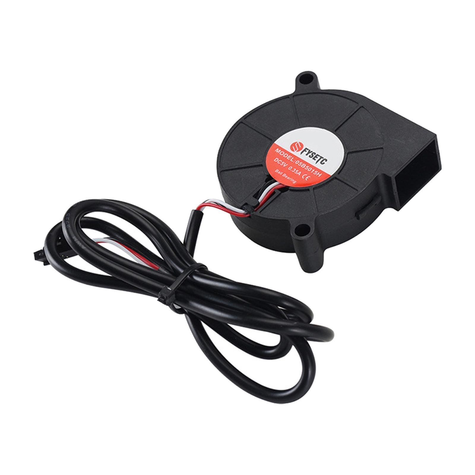 Fan Replacement Dual Ball Bearing DC Fan for MK3S 5015 5V Black