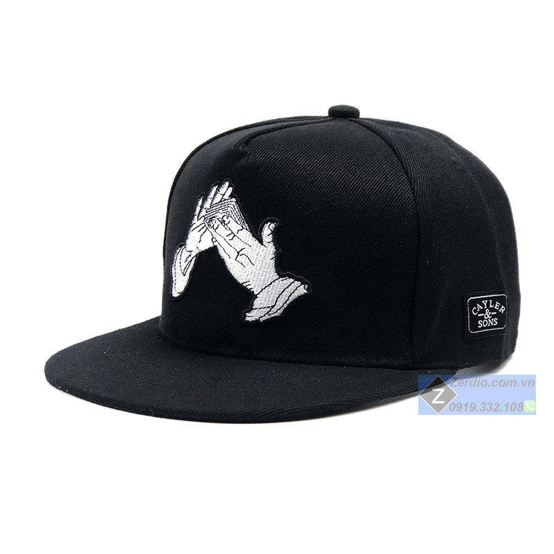 Nón lưỡi trai Snapback đẹp thêu họa tiết cá tính cho cả nam và nữ