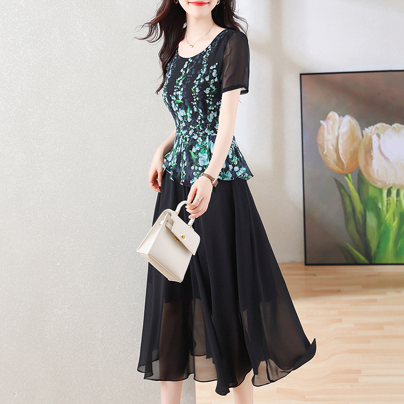 Váy Voan Mùa Hè Thanh Lịch Tôn Dáng Cho Nữ VH99 - Hàng Quảng Châu Cao Cấp