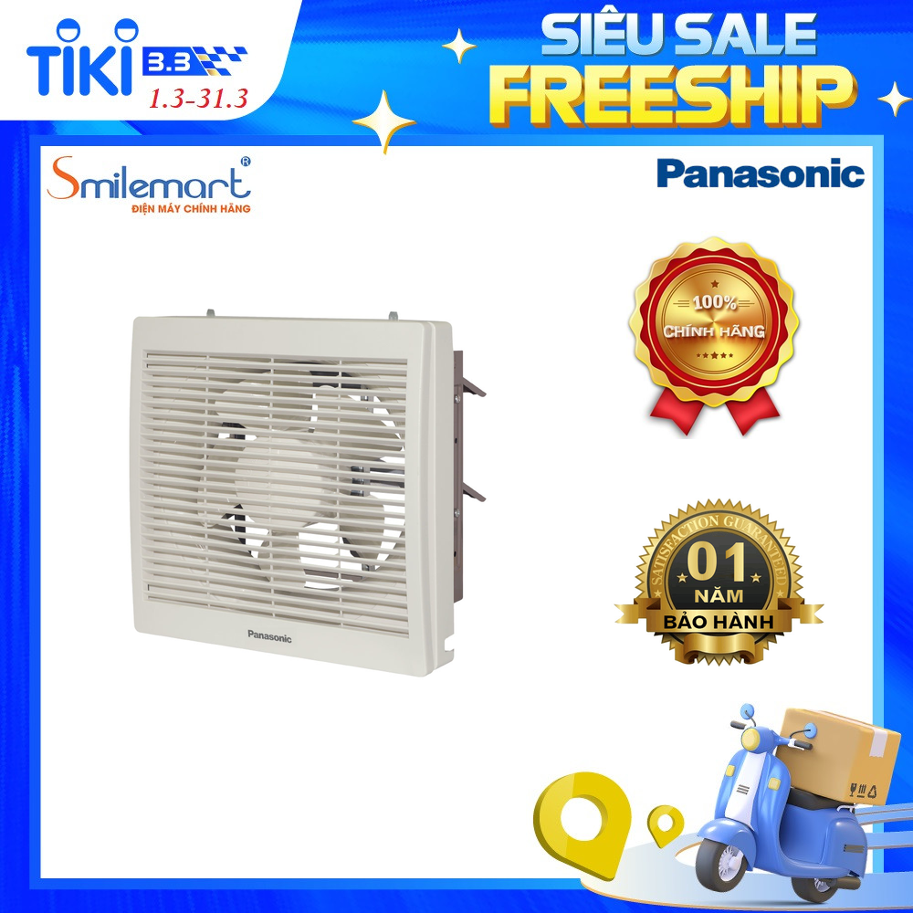 Quạt Hút Âm Tường Panasonic FV-25AL9 - Hàng chính hãng