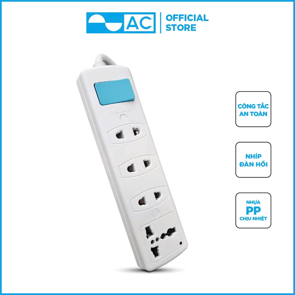 Ổ cắm điện AC AES011323 công suất lớn 2500w chịu tải cao
