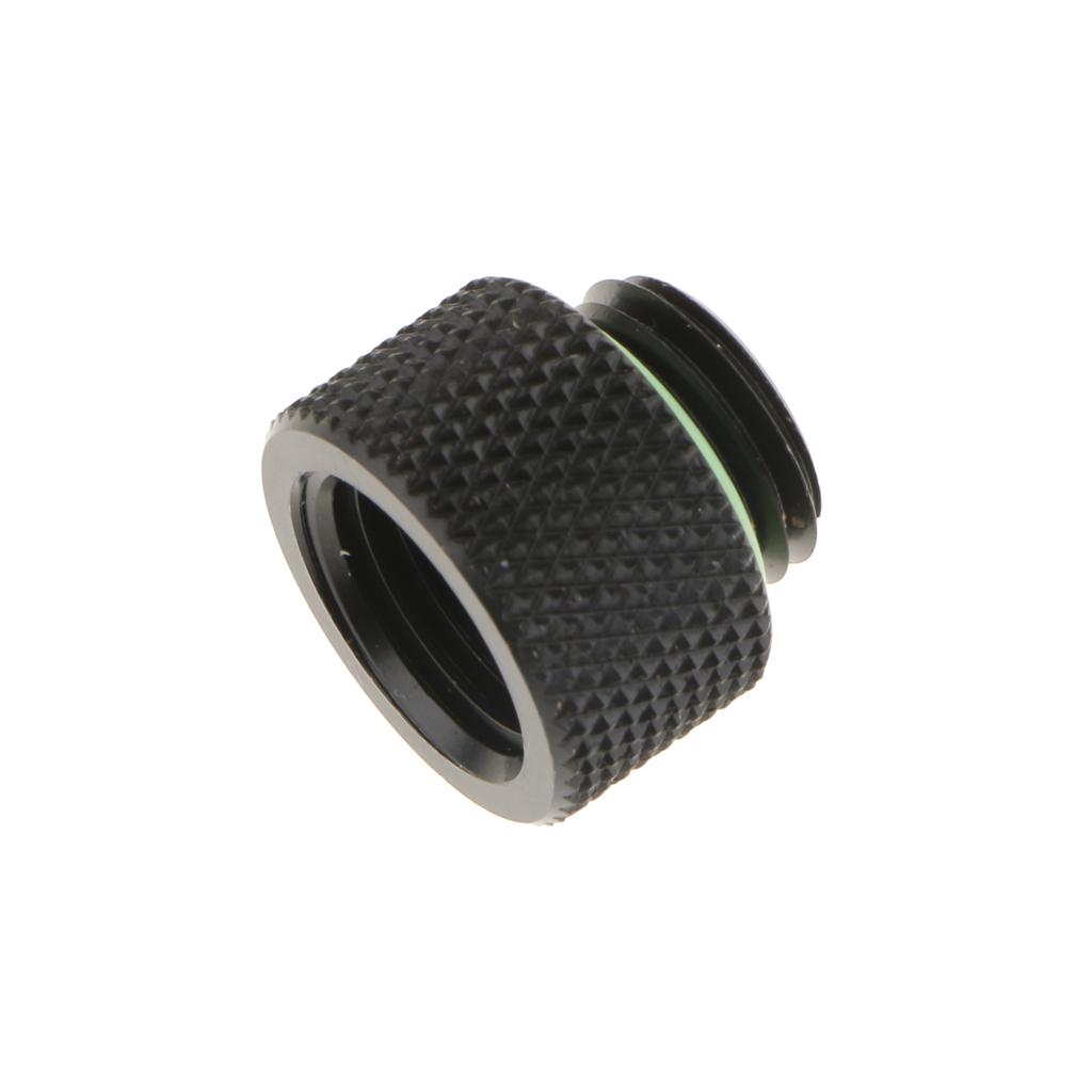 2Pcs G1/4" Male to Female Straight Docking Tube Extend Water Cooling 10mm
