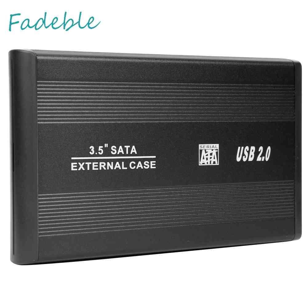 Hộp Đựng Ổ Cứng Di Động 3.5 inch USB 2.0 Sang SATA SSD 480Mbps HDD Ốp