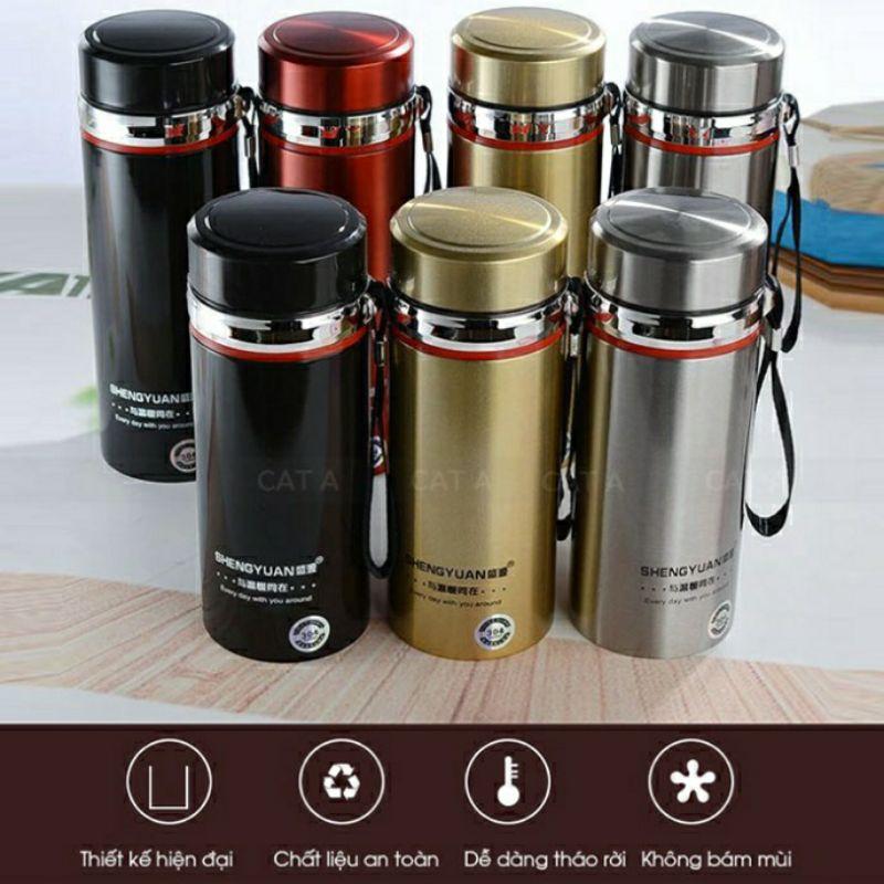 Bình đựng nước giữ nhiệt 1000ml chất liệu inox 304