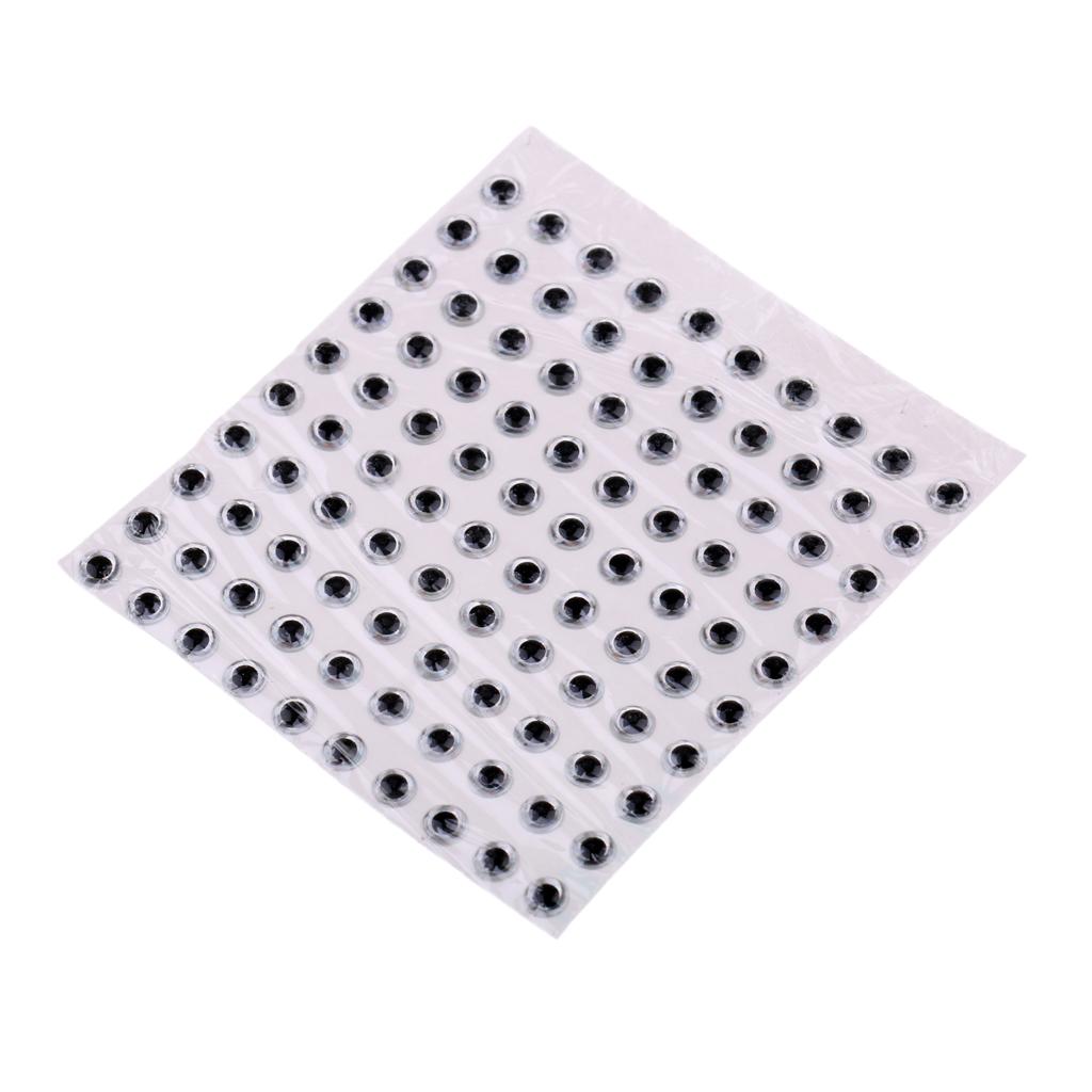 100pcs Fishing Lure Eyes 3D Holographic Eyes 3D Fish Eyes for Lures