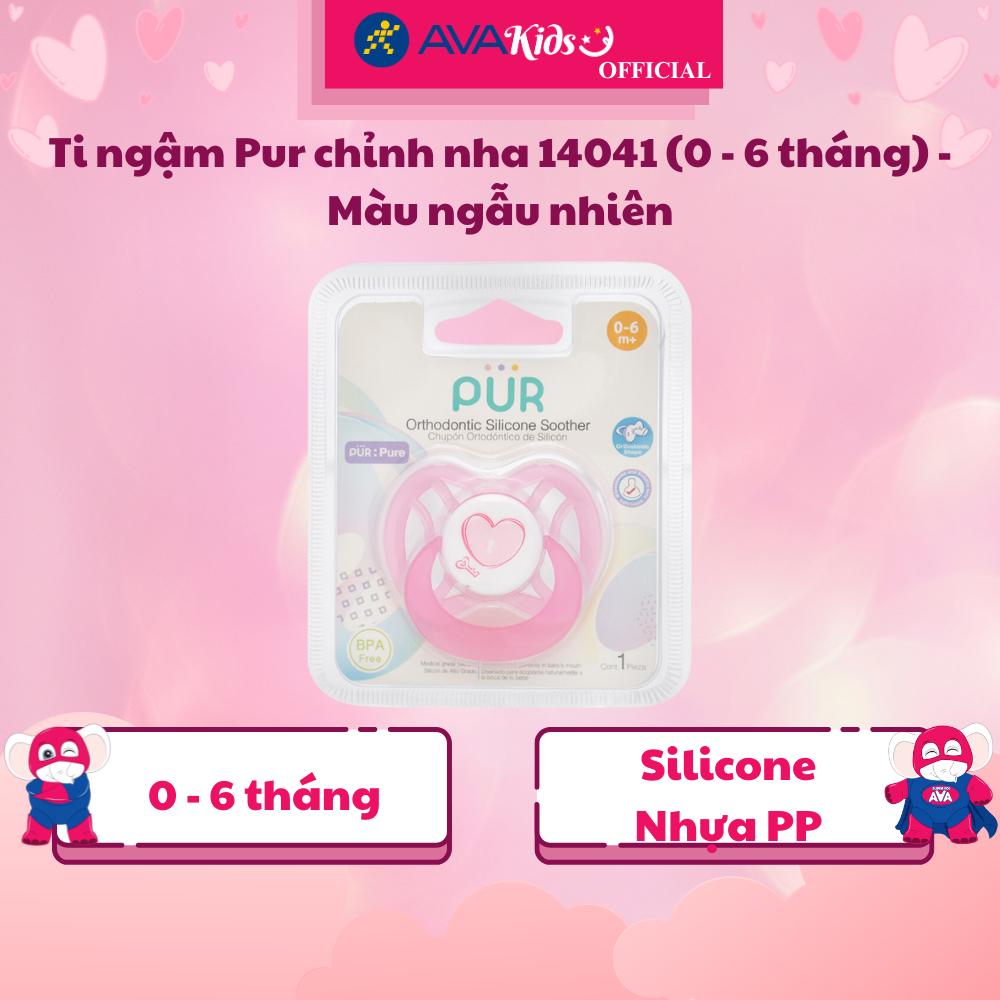 Ti ngậm Pur chỉnh nha 14041 (0 - 6 tháng) - Màu ngẫu nhiên - Hàng Chính Hãng