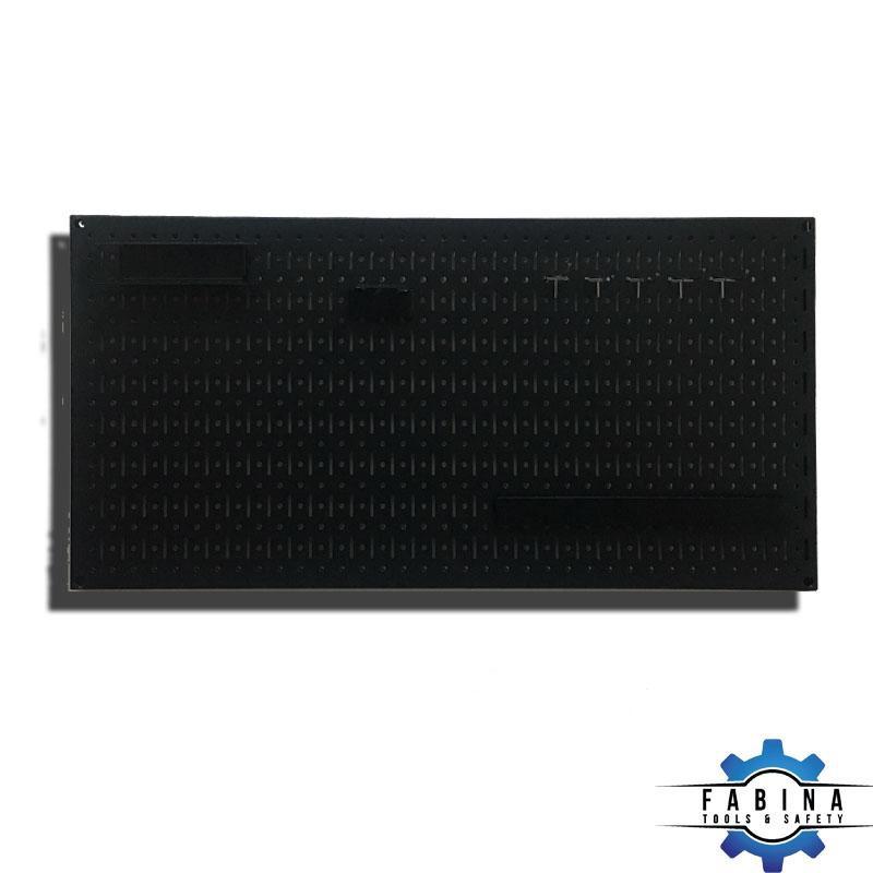 TẤM LƯỚI PEGBOARD TREO TƯỜNG ĐEN KÈM PHỤ KIỆN