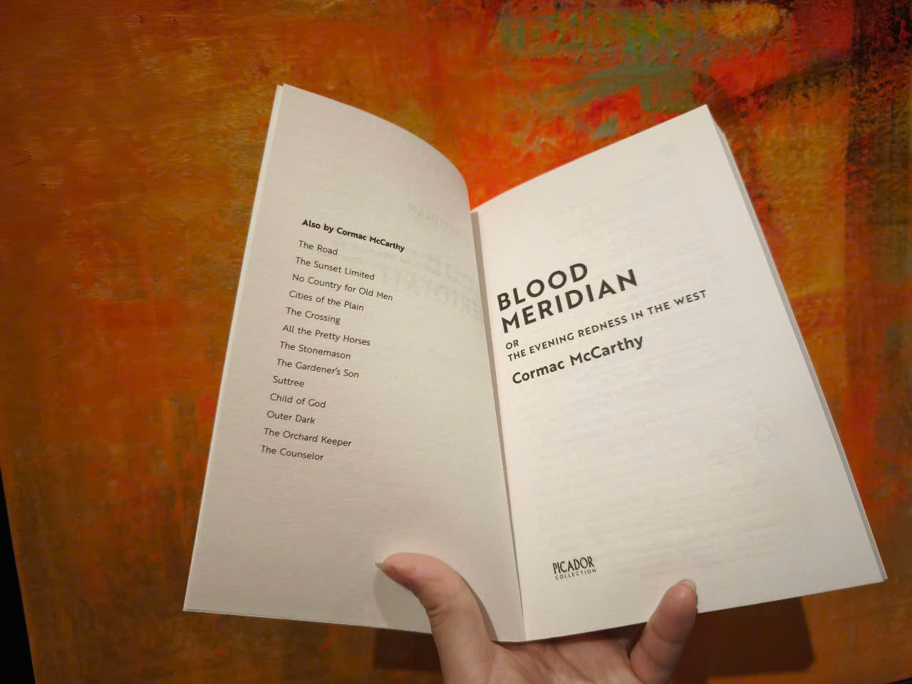 Sách - Blood Meridian by Cormac McCarthy (author of the Road-Pulitzer Prize winner)/Tiểu thuyết tiếng Anh/English novels