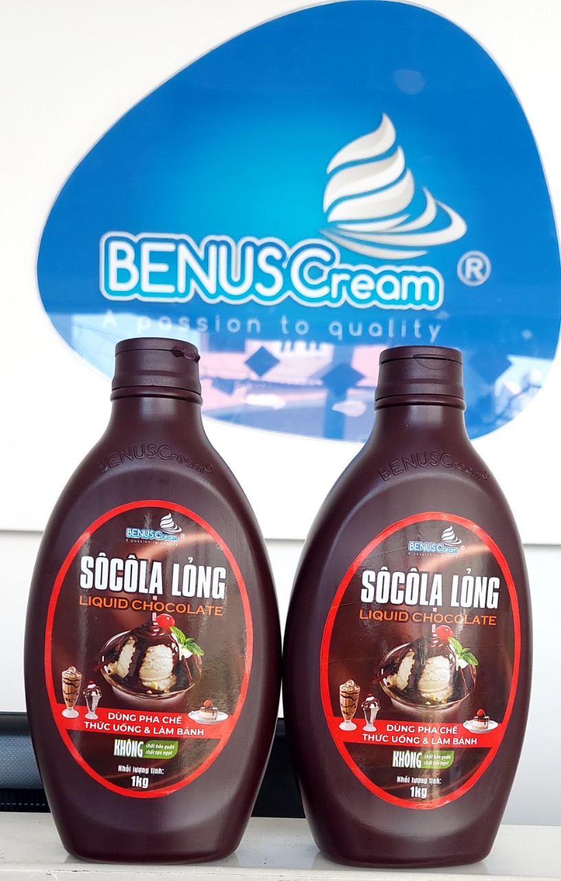 SÔ CÔ LA PHỦ ĐEN Benuscream - ( socola dạng lỏng)