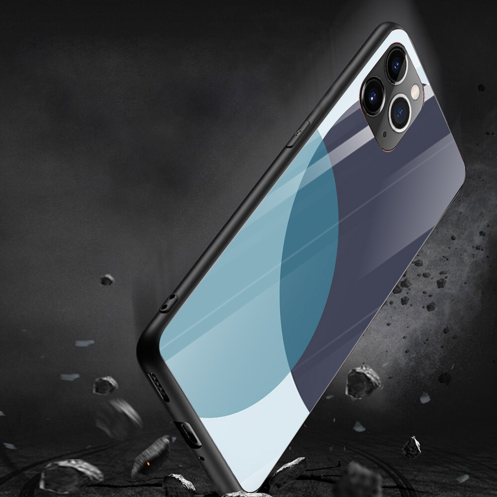 Ốp điện thoại kính cường lực cho máy iPhone 11 Pro Max - hình vẽ ngẫu nhiên MS HVNN002