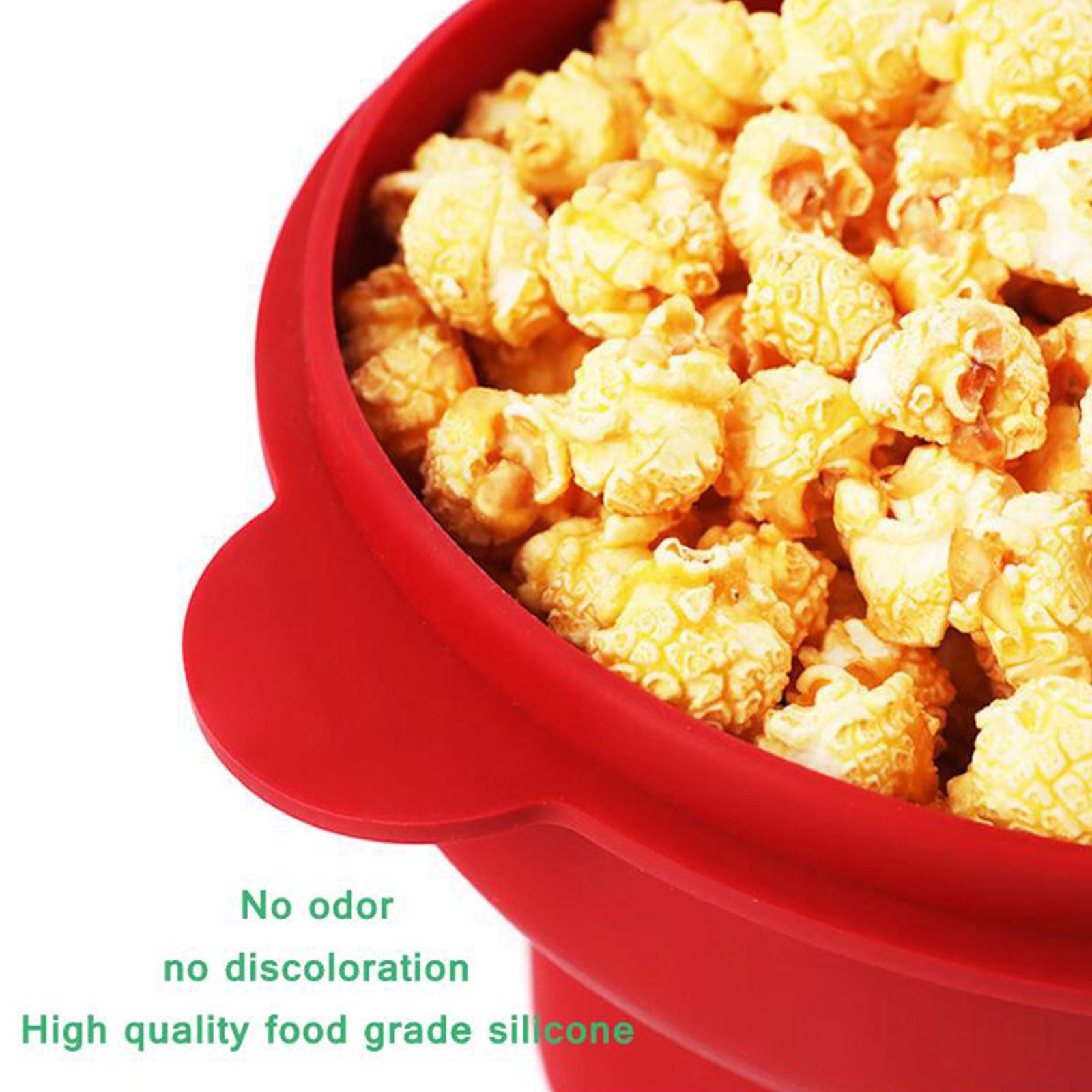 Microwave Popcorn Maker Pop Corn Collapsible Silicone Bowl Container