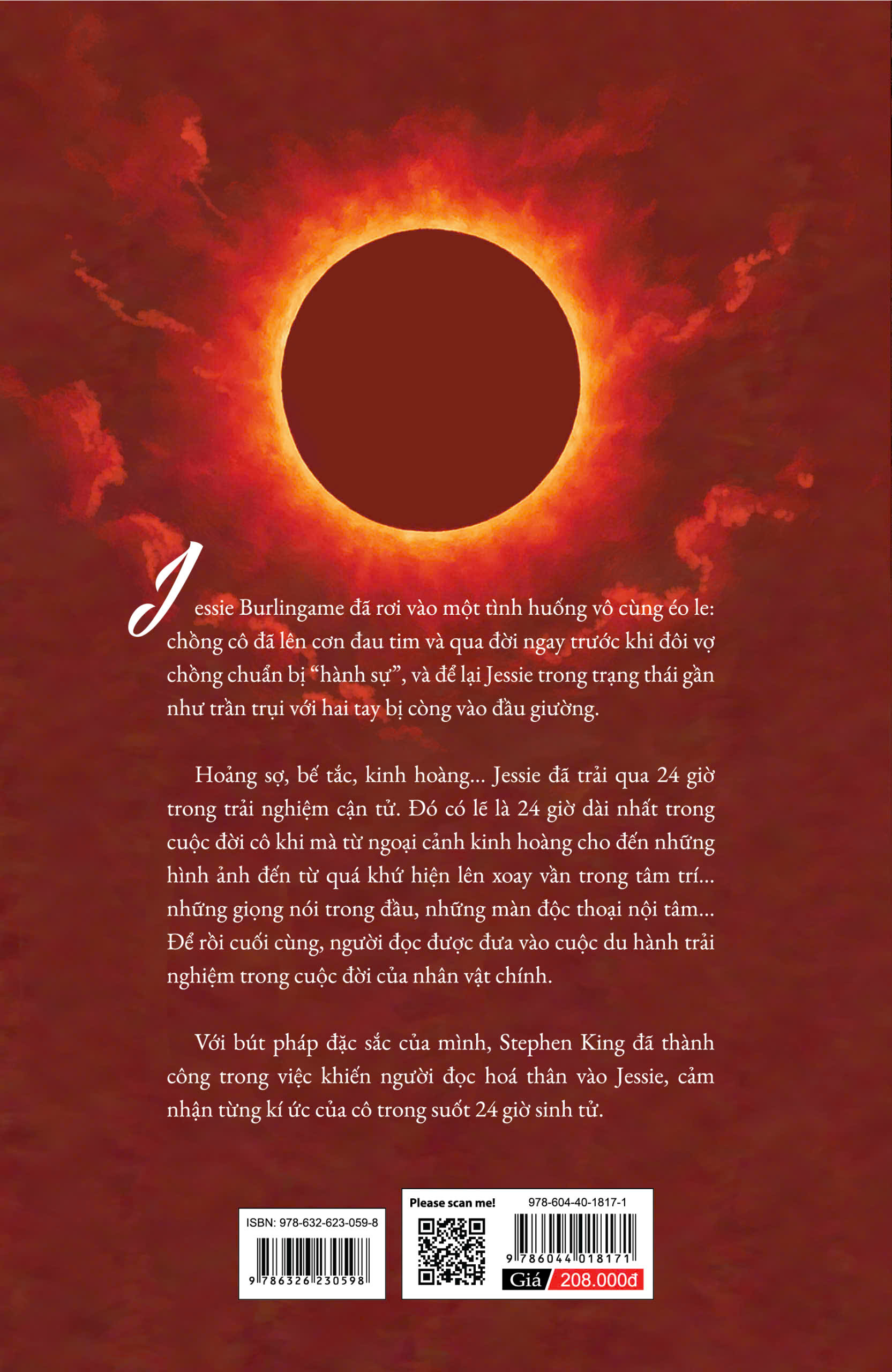 Sách - Trò chơi tình ái (Stephen King) - Bách việt - Tái bản 2025