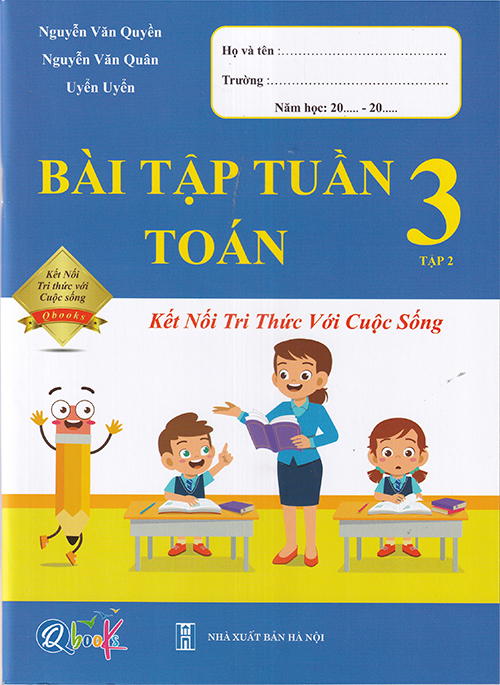 Sách - Bài tập tuần Toán 3 tập 2 (Kết nối tri thức với cuộc sống)