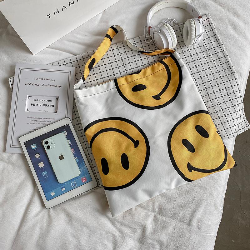 Túi Xách Nữ Thời Trang Tất Cao Cổ Cao Cấp Bé Gái Đeo Vai Vải Bố Tote Túi Nữ Du Lịch Cổ Tất Cao Cổ Mới Vai túi