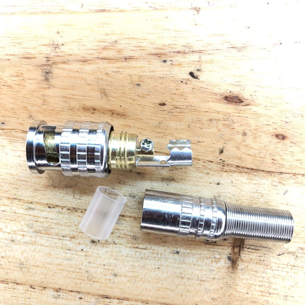 Jack BNC F5/BNC lò xo loại tốt, giắc tín hiệu cho camera, đầu ghi hình