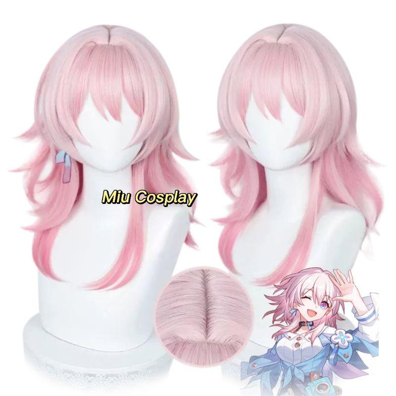 [Sẵn] Wig/Tóc giả March 7th - Honkai: Star Rail [Miu Cosplay