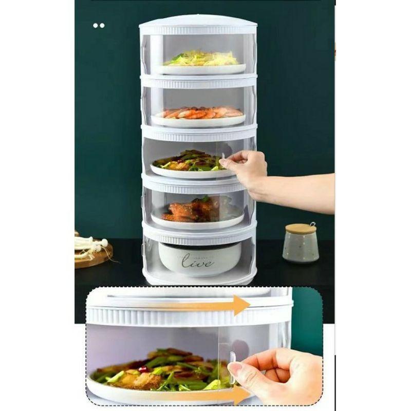 Lồng Bàn Giữ Nhiệt 5 Tầng Cao Cấp