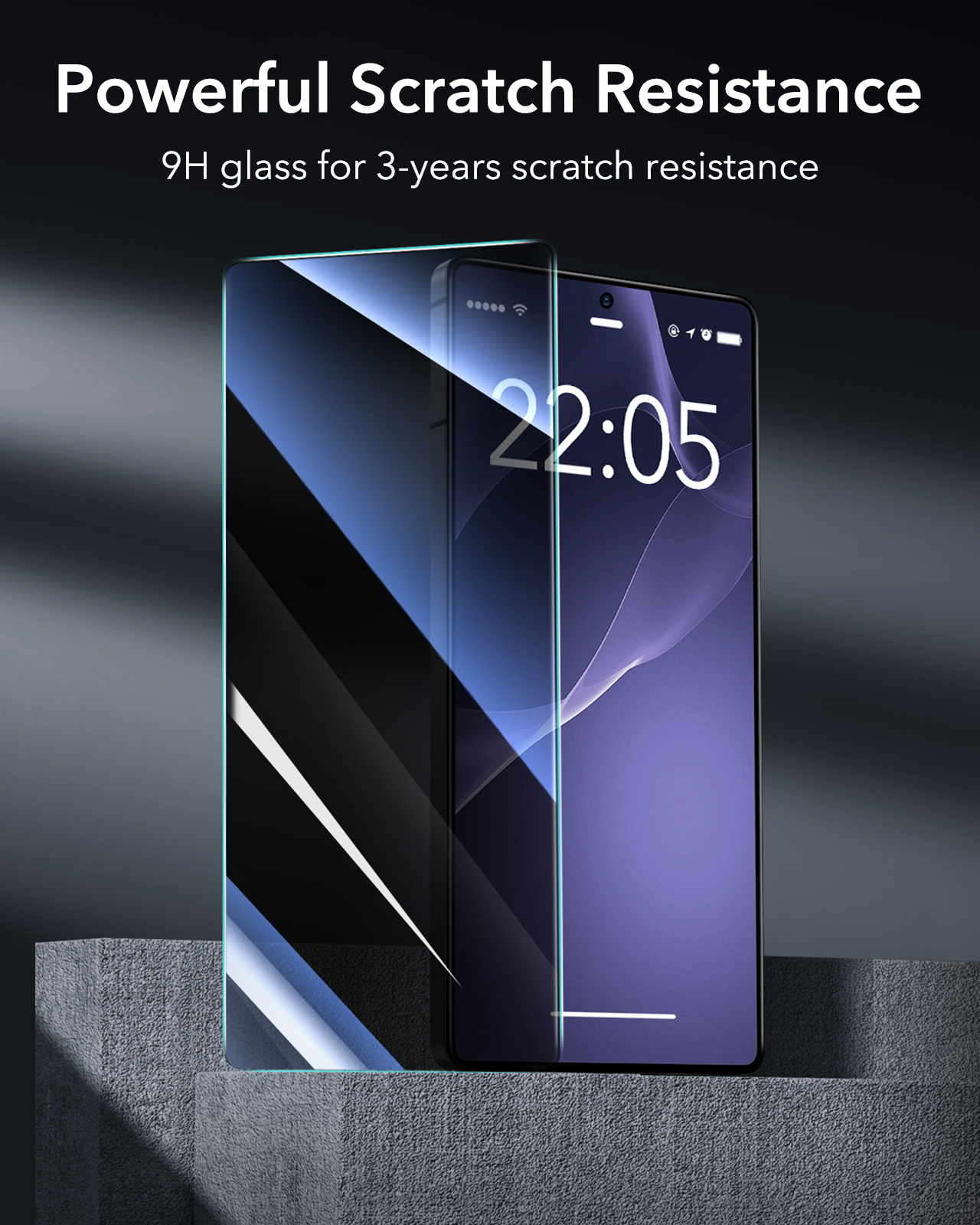 Kính Cường Lực Chống Nhìn Trộm ESR Armorite Privacy Screen Protector UltraFit Kèm Khung Dán Cho Samsung Galaxy S25 Ultra_ Hàng Chính Hãng