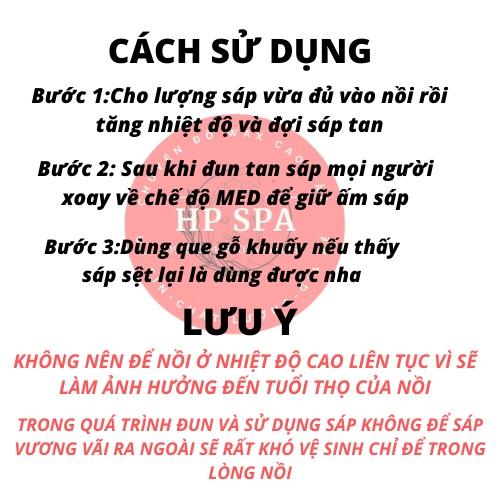 Nồi nấu sáp wax lông chống dính cao cấp công suất lớn nấu siêu nhanh