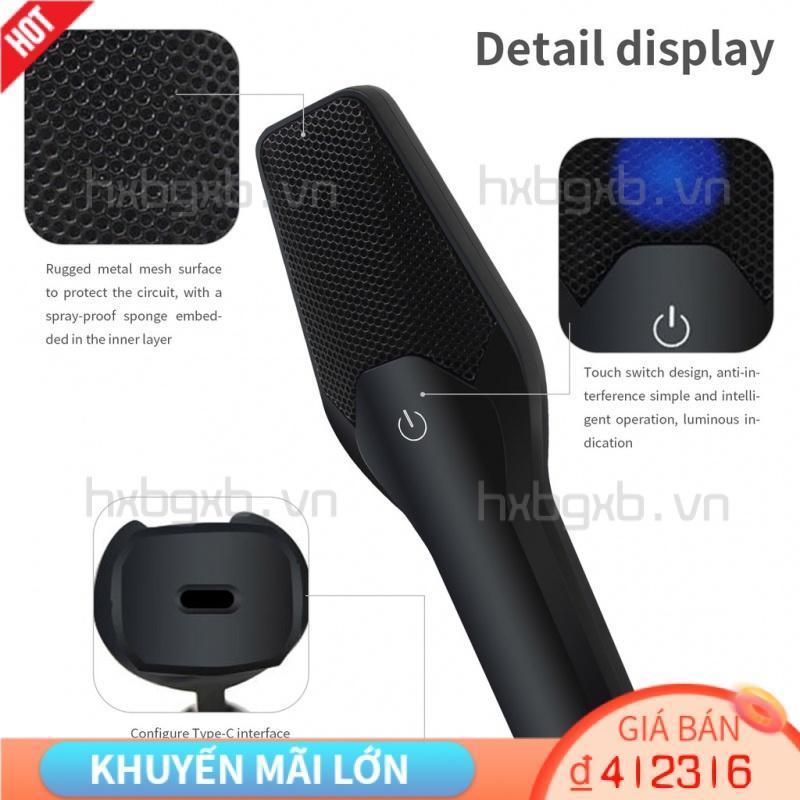 Gaming Condenser Microphone Kit Desktop Computer PC Mic Streaming Podcast Microphone for Recording Video