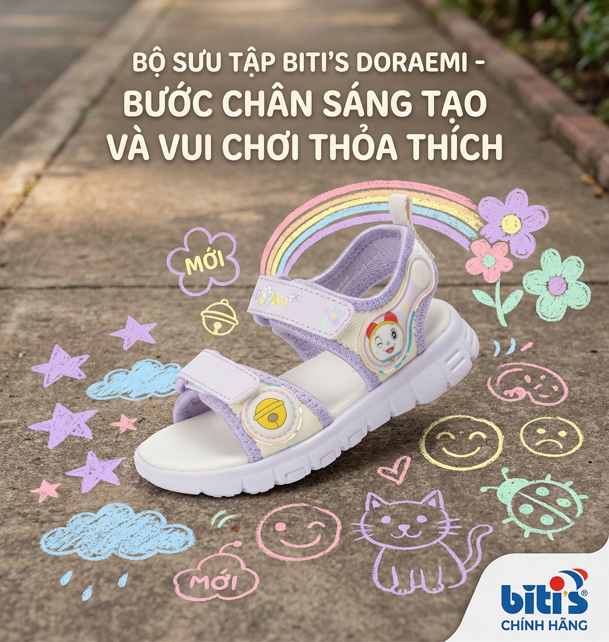 Sandal Biti's bé gái (SIZE 24-29)