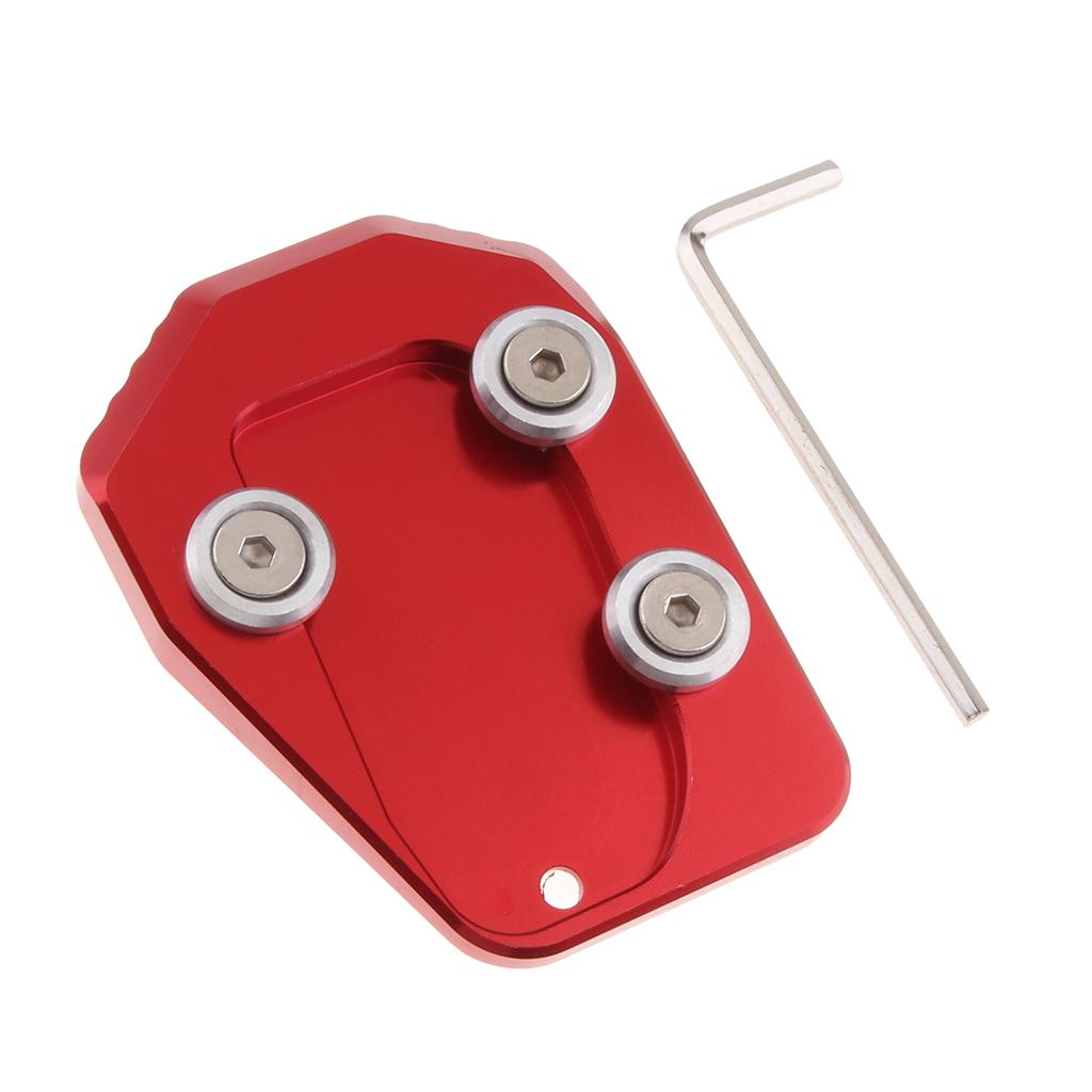 Motorcycle CNC Side Stand Kickstand Enlarge Plate Pad For Yamaha MT-09 MT09 2013 2014 2015 2016
