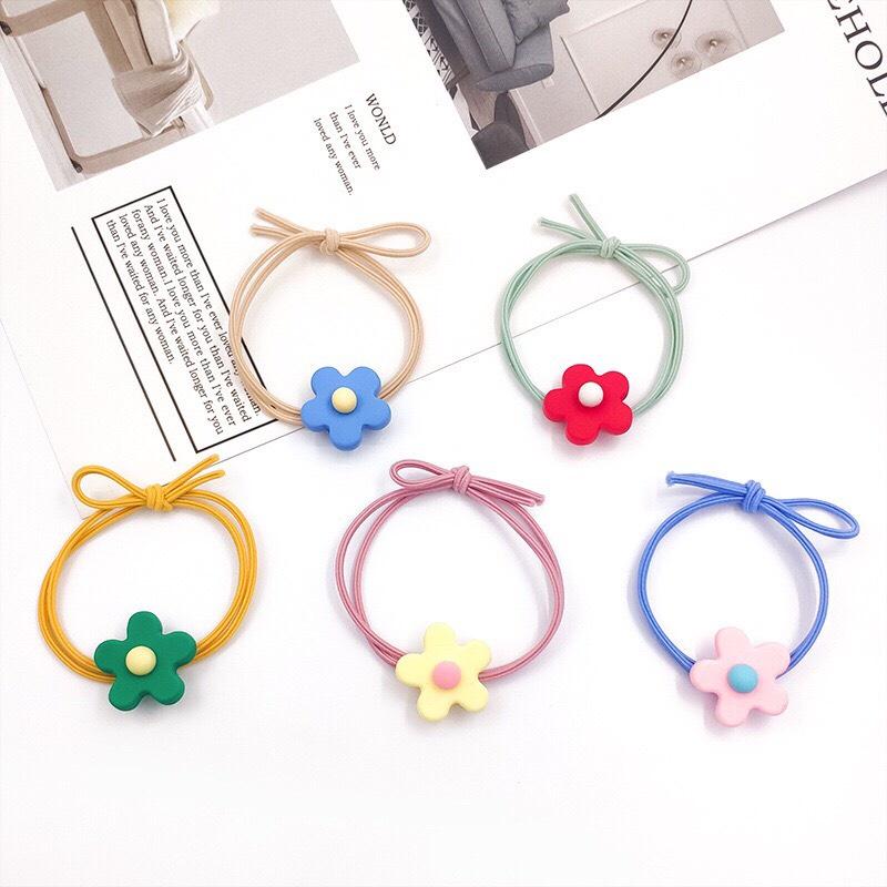 DÂY BUỘC TÓC HÌNH BÔNG HOA SIÊU CUTE- NUNAM SHOP
