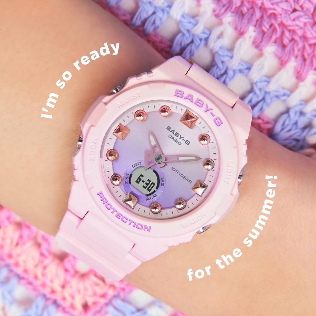 Đồng Hồ Nữ Dây Nhựa Casio Baby-G BGA-320-4A Chính Hãng | BGA-320-4ADR