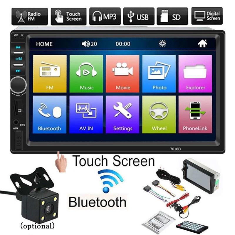 Máy nghe nhạc MP5 kết nối Bluetooth màn hình 7 inch cho xe hơi