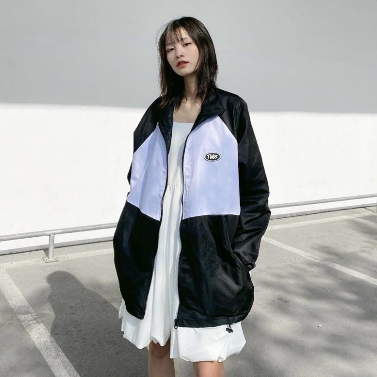 Áo khoác dù TMS nam nữ form rộng Unisex 2 lớp Chống Nắng Siêu Hot ulzzang Jacket Bomber Biskit