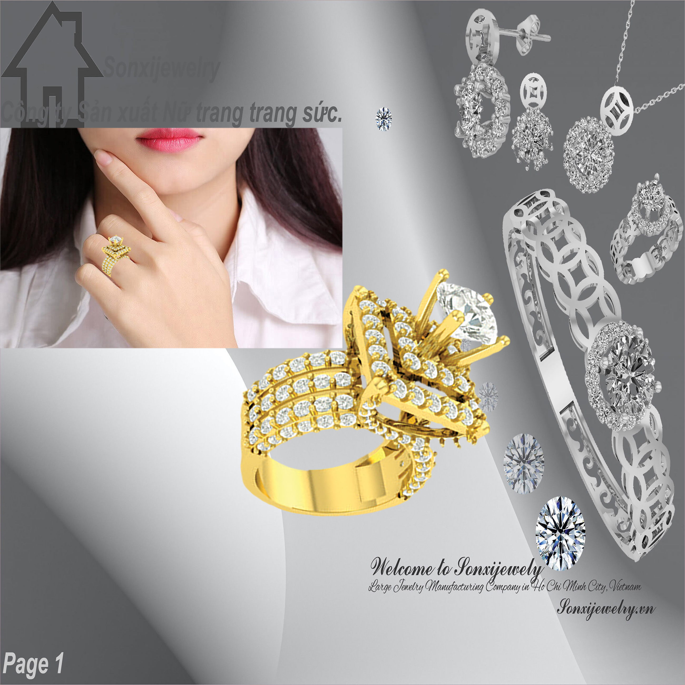 NHẪN NỮ BÁN CHẠY MẪU ĐẸP 307